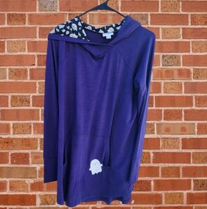 LulaRoe Amber Halloween ghost themed hoodie size L